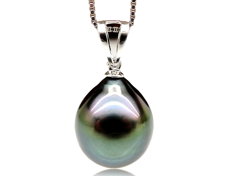 10.5 X 12 mm Diana Tahitian Pearl Pendant